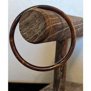 Vintage Glass Tortoiseshell Bangle